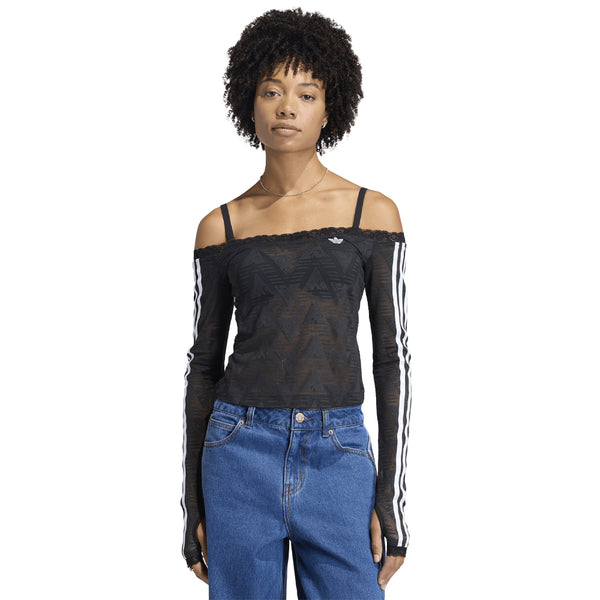 ADIDAS Lace Bardot Top