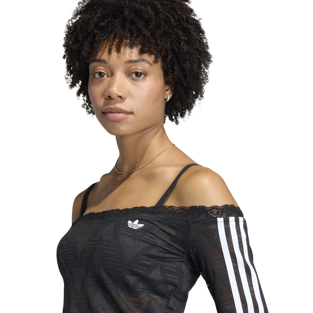 ADIDAS Lace Bardot Top