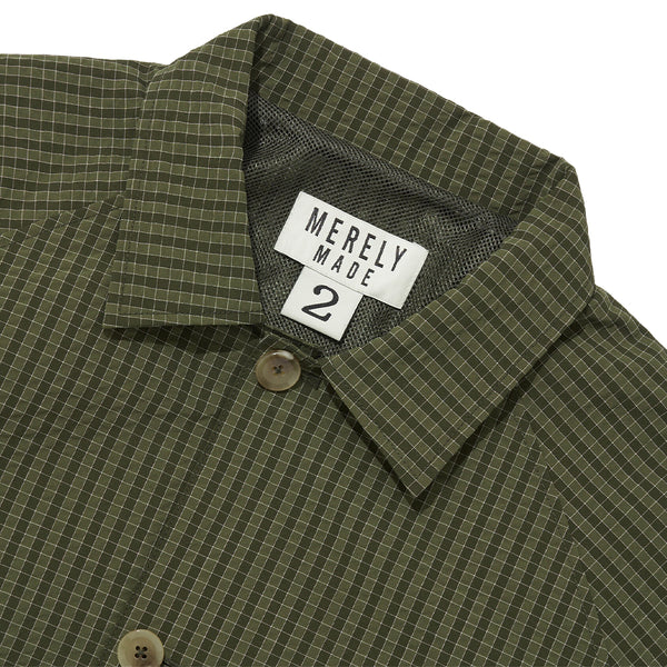MERELY MADE Premium Bubble Check Raglan Blouson