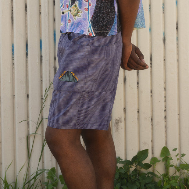 BRAIN DEAD Gridded Ripstop Utility Short