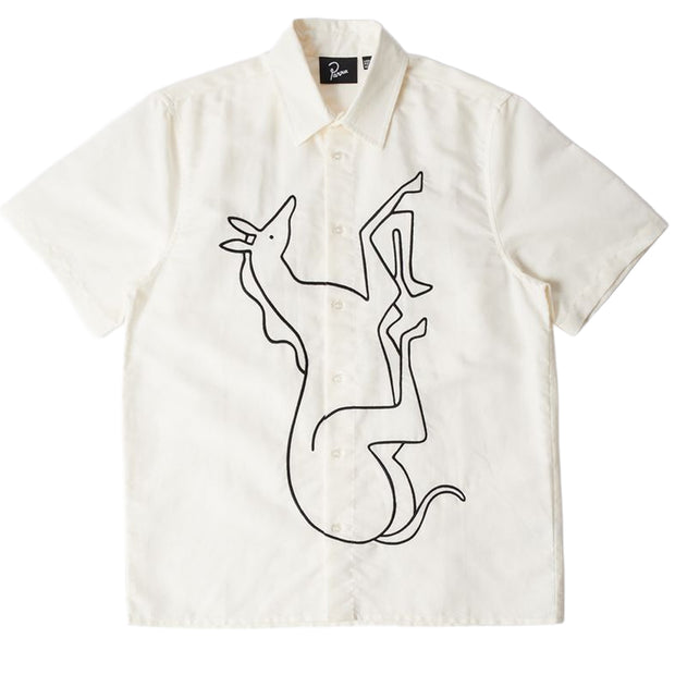 BY PARRA Vertical Horse Short Sleeve Shirt