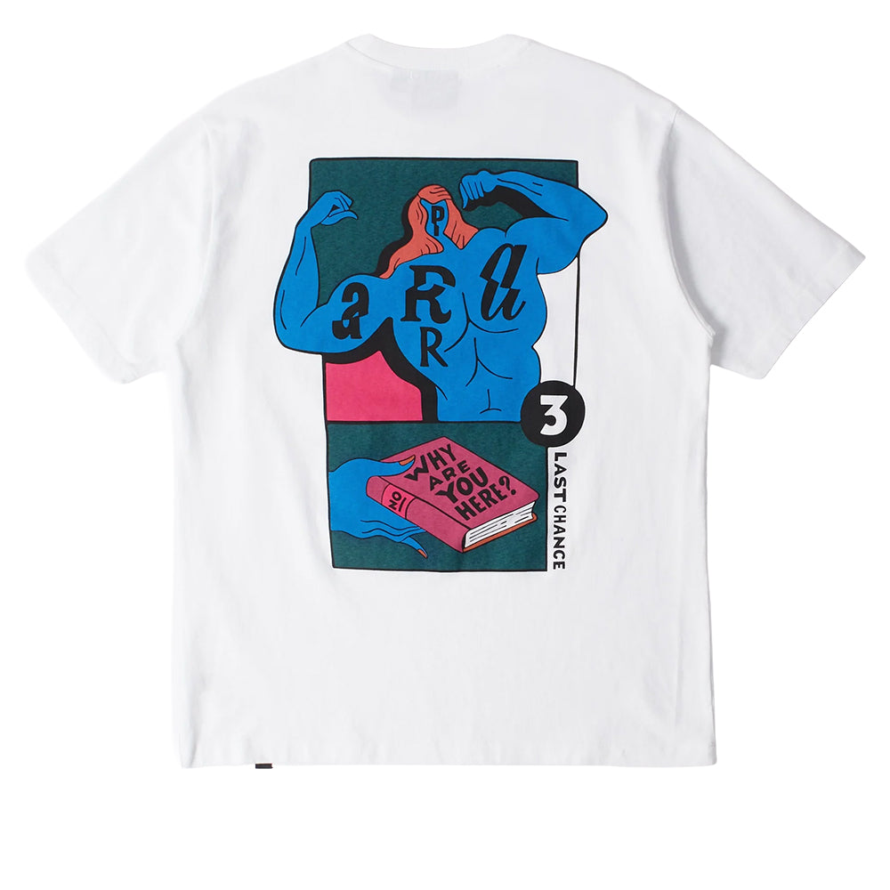 BY PARRA Why Are You Here T-shirt