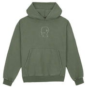 BRAIN DEAD 3D Embroidered Logo Head Garment Dyed