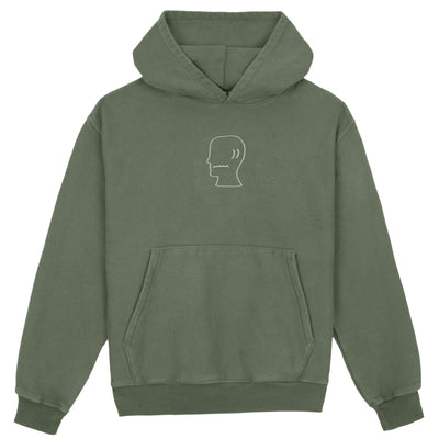 BRAIN DEAD 3D Embroidered Logo Head Garment Dyed