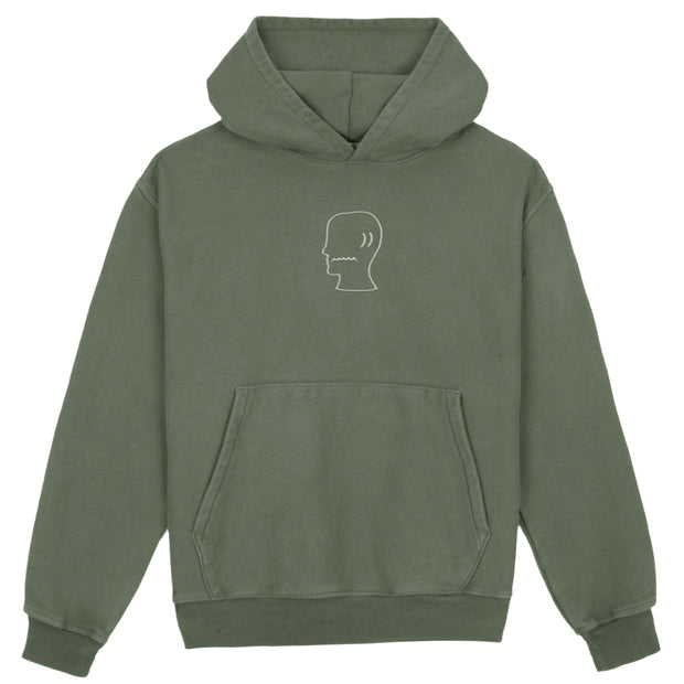 BRAIN DEAD 3D Embroidered Logo Head Garment Dyed