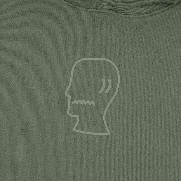 BRAIN DEAD 3D Embroidered Logo Head Garment Dyed