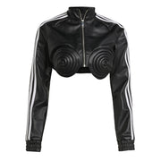 ADIDAS Jeremy Scott Faux Leather Tracktop