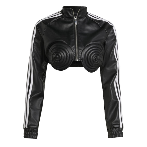 ADIDAS Jeremy Scott Faux Leather Tracktop