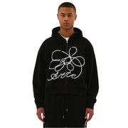 ARTE  Flower Logo Zip Hoodie