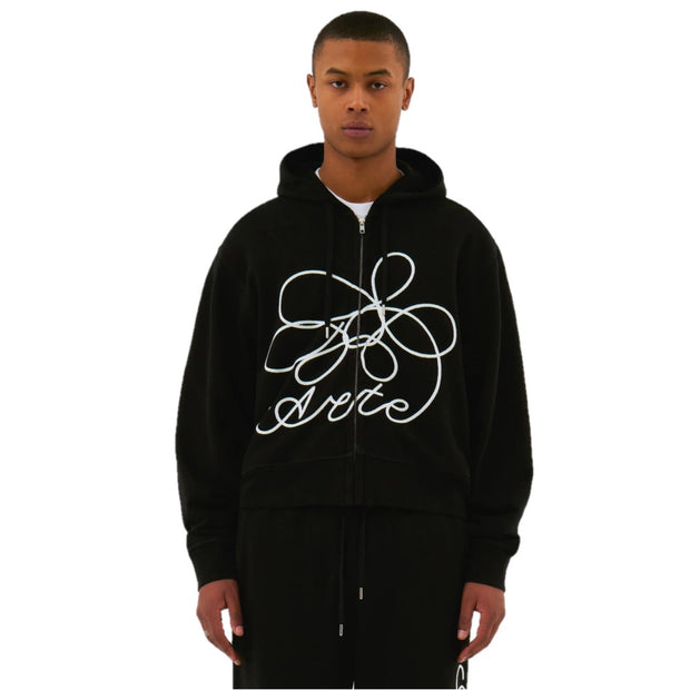 ARTE  Flower Logo Zip Hoodie