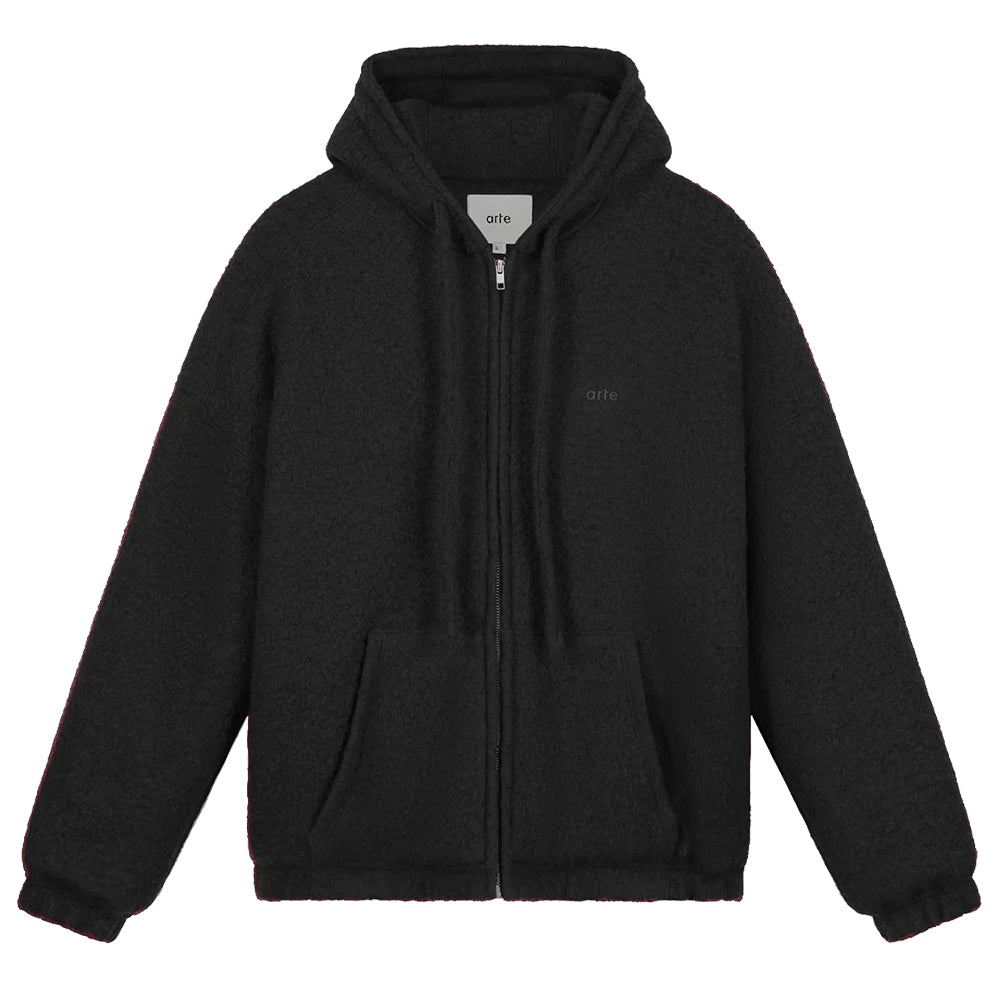 ARTE  Boiled Wool Hooded Jacket