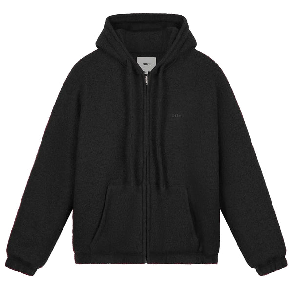 ARTE  Boiled Wool Hooded Jacket