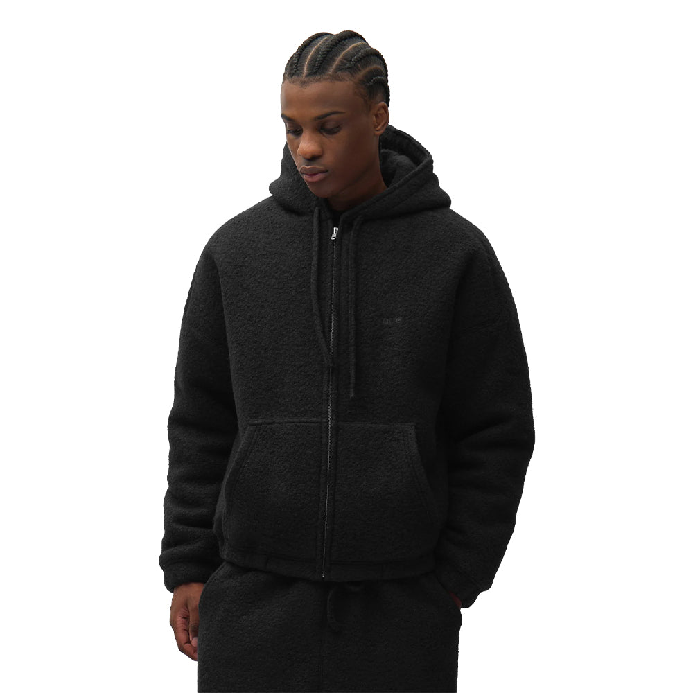 ARTE  Boiled Wool Hooded Jacket