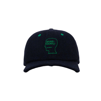 BRAIN DEAD Batwing Logo Head Flannel Hat