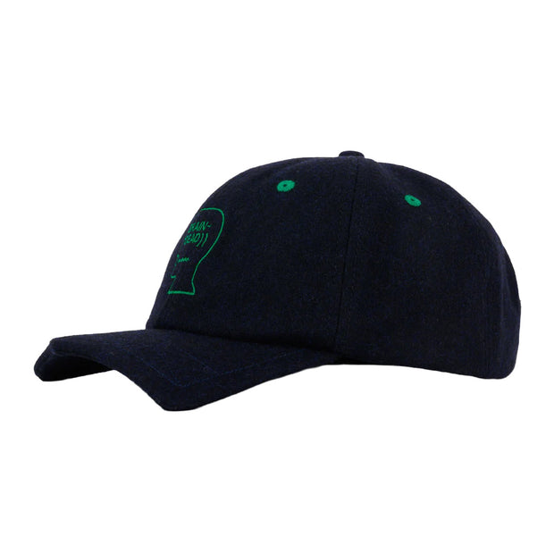 BRAIN DEAD Batwing Logo Head Flannel Hat