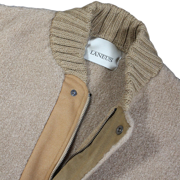 LANEUS Wool Bomber