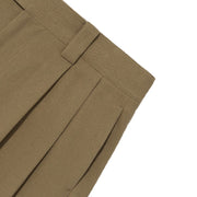 MERELY MADE Dobby Cotton Wide Cropped Pant