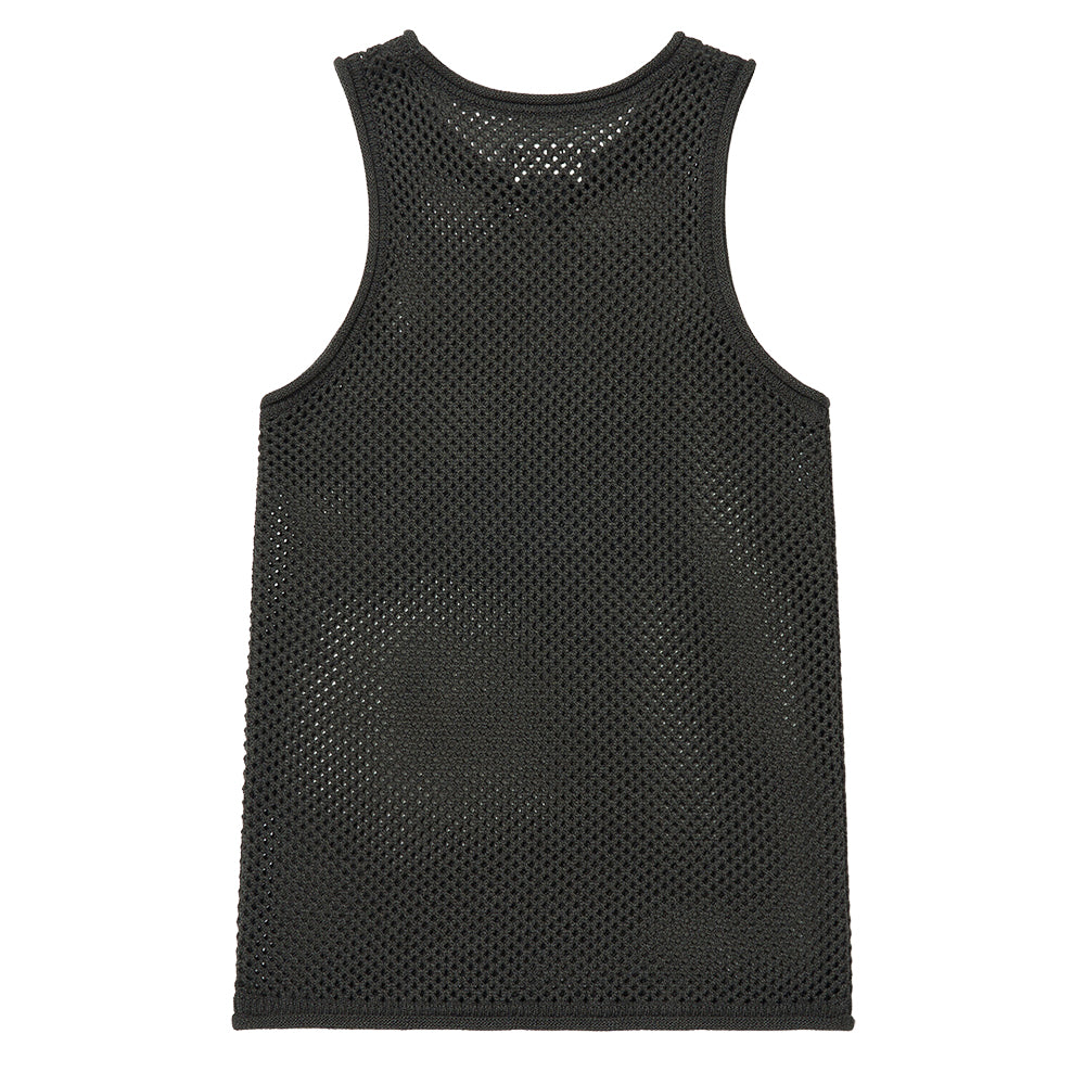 MERELY MADE Premium Melange Netting Knit Sleeveless