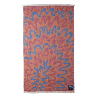 BY PARRA Splashed Hammam Beach Towel