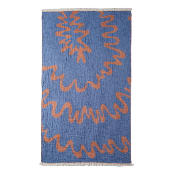 BY PARRA Splashed Hammam Beach Towel