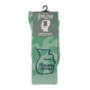 BRAIN DEAD Logohead Crew Socks