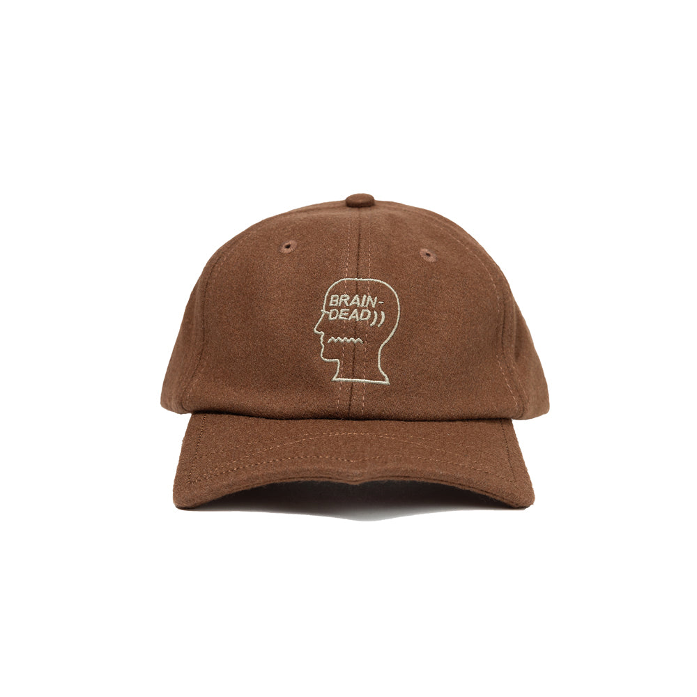 BRAIN DEAD Batwing Logohead Flannel Hat