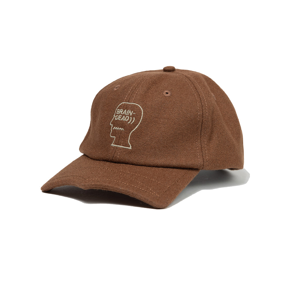 BRAIN DEAD Batwing Logohead Flannel Hat