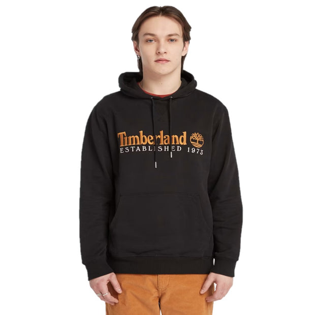 TIMBERLAND Embroidery Logo Brush Back Hoodie