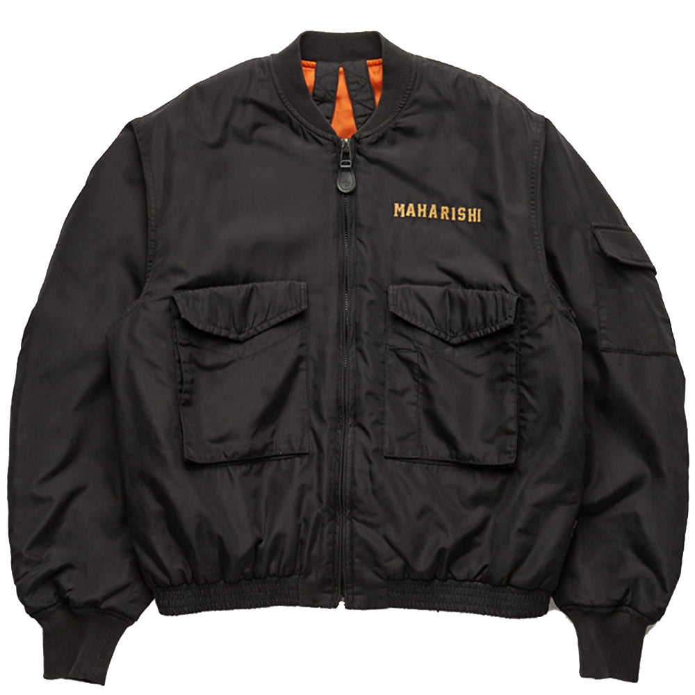 Maharishi Fire Phoenix MA1 Flight Jacket Black 4534 – RADIOLONDRA