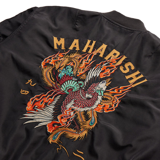 MAHARISHI Fire Phoenix MA1 Flight Jacket