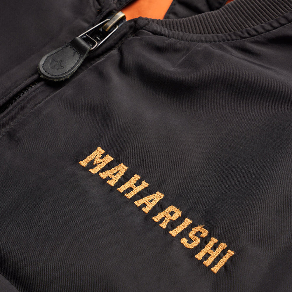 Maharishi Fire Phoenix MA1 Flight Jacket Black 4534 – RADIOLONDRA