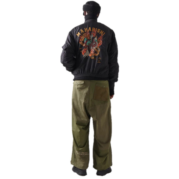 MAHARISHI Fire Phoenix MA1 Flight Jacket