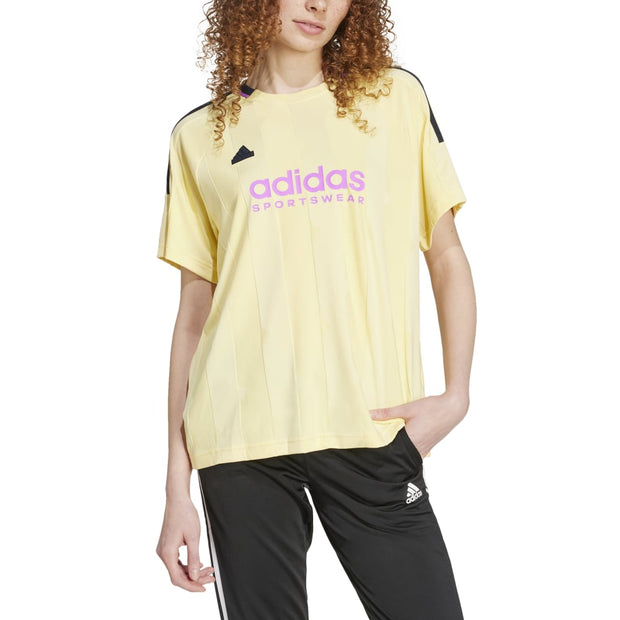 ADIDAS Tiro Cut 3-Stripes Jacquard Boyfriend Tee