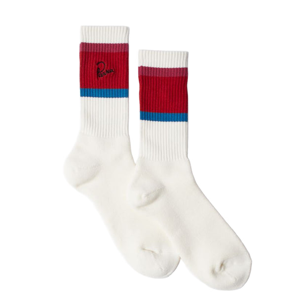 BY PARRA Signature Striped Crew Socks