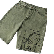 BY PARRA Protect the Sun Shorts