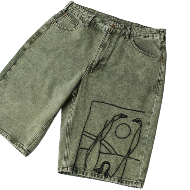 BY PARRA Protect the Sun Shorts