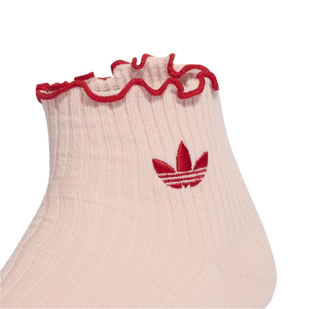 ADIDAS 1/4 2 Pairs Ruffle Socks
