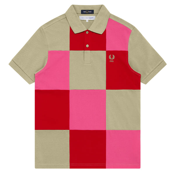 COMME DES GARÇONS SHIRT CDG x Fred Perry Patchwork Polo