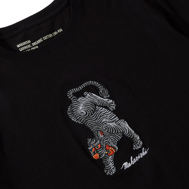 MAHARISHI Tiger Embroidered T-shirt