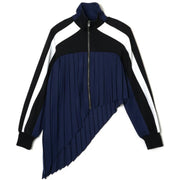 FACETASM Asymmetrical Pleated Jacket