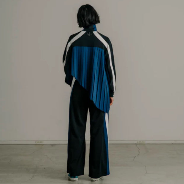 FACETASM Asymmetrical Pleated Jacket