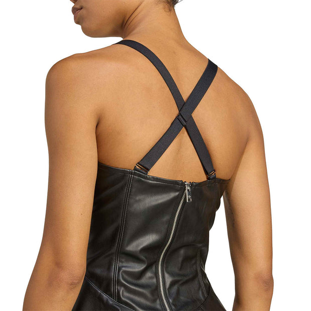 ADIDAS Jeremy Scott Faux Leather Dress