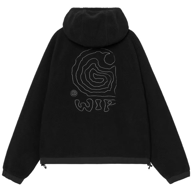 CARHARTT WIP W  Hooded Helix Fleece Jacket