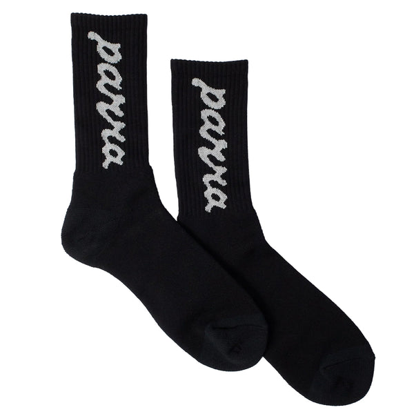 BY PARRA Lowercase Scriptlogo Crew Socks