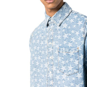 ERL Denim Jacquard Overshirt Woven