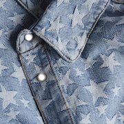 ERL Denim Jacquard Overshirt Woven