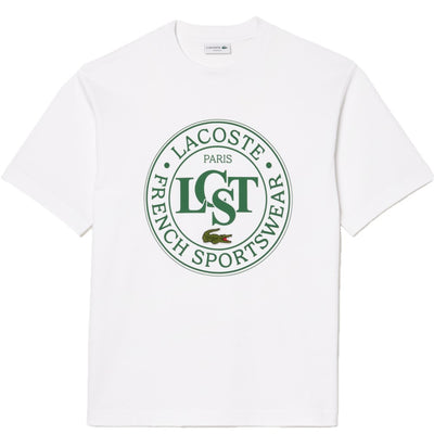 LACOSTE Loose Fit Graphic Tee