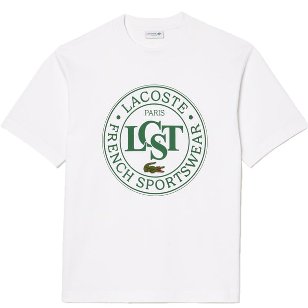 LACOSTE Loose Fit Graphic Tee