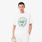 LACOSTE Loose Fit Graphic Tee