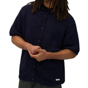 ARTE  Crochet Knit Button Shirt